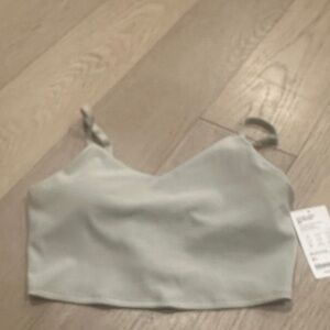 NWT Athleta Elation v-neck Rib Longline Bra sz XL